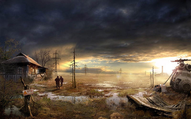 Swamp House-Aftermath world illustrator, HD wallpaper