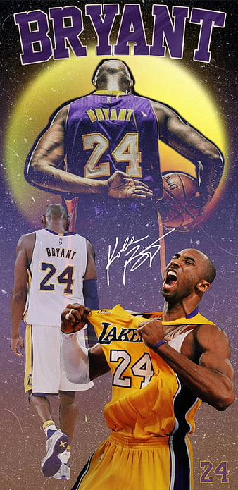 Download Kobe Bryant 24 Logo Sports Scrapbook Wallpaper