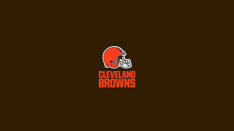 Helmet With Black Background Cleveland Browns American Football Cleveland Browns, HD wallpaper