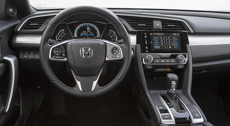 2016 Honda Civic Coupe Touring - Interior , car, HD wallpaper