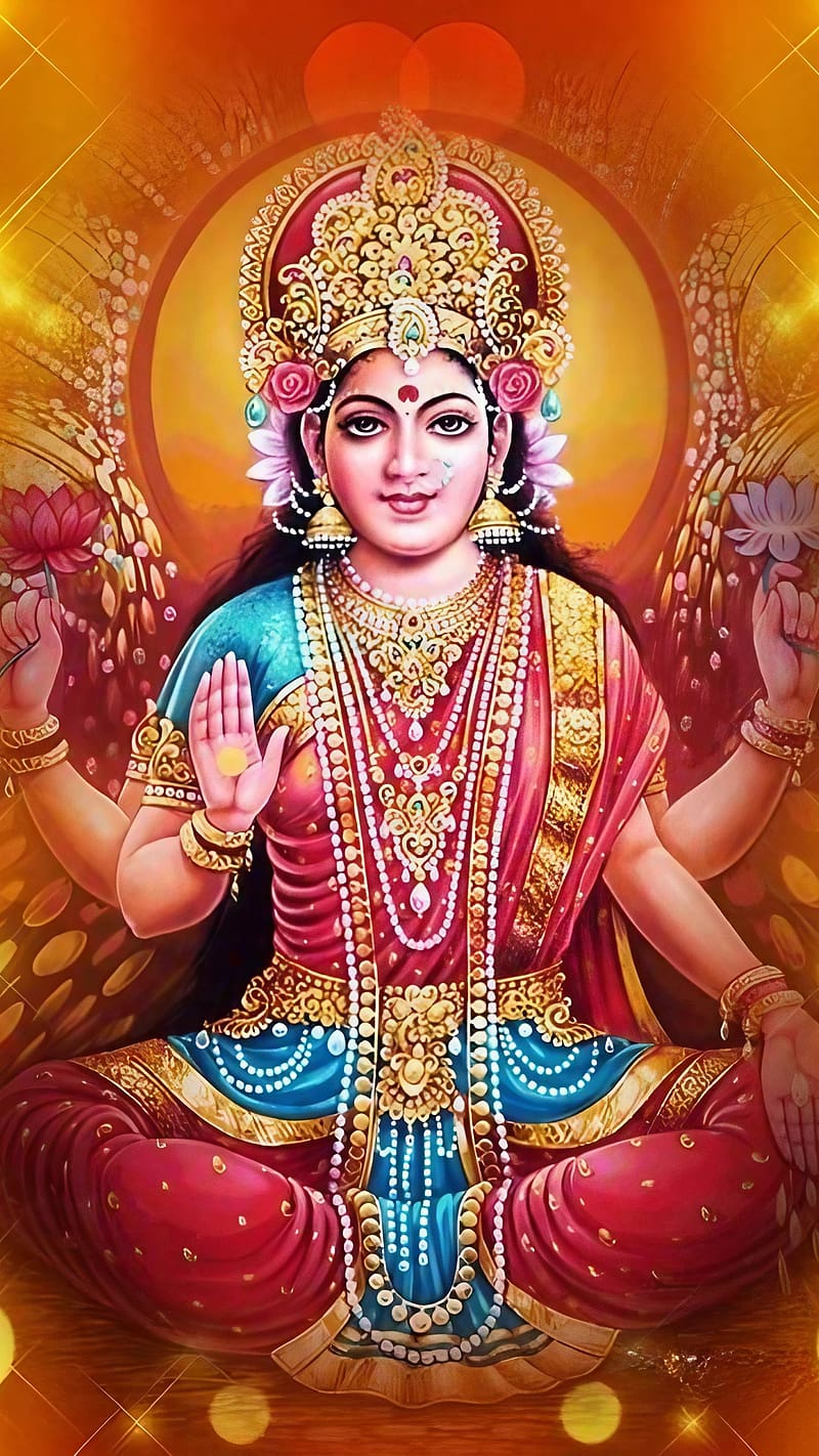 Mahalaxmi, Devotional, hindu goddess, bhakti, HD phone wallpaper | Peakpx