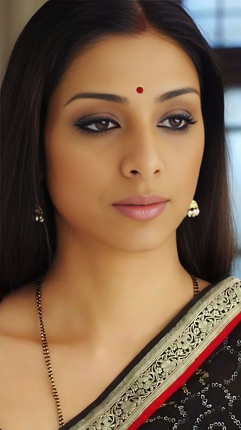 Tabu, bollywood actress, saree beauty, HD phone wallpaper