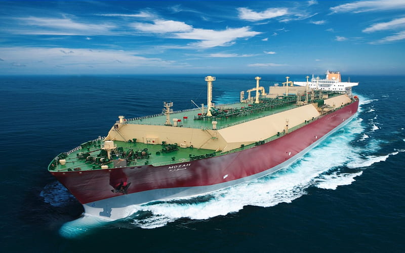 ocean giant, cargo ship, commercial, HD wallpaper