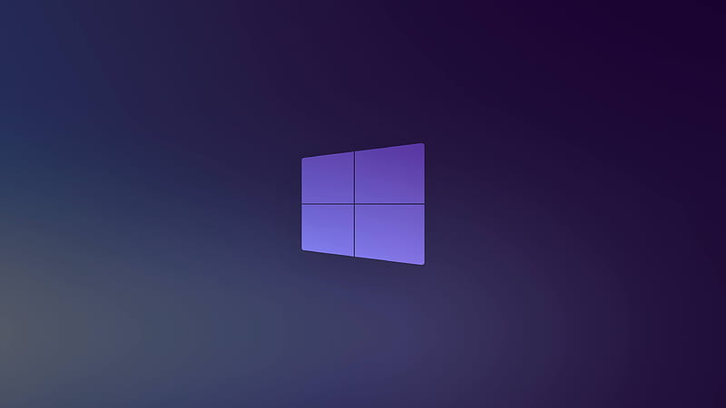 Windows 10X Microsoft Purple Logo Technology, HD wallpaper