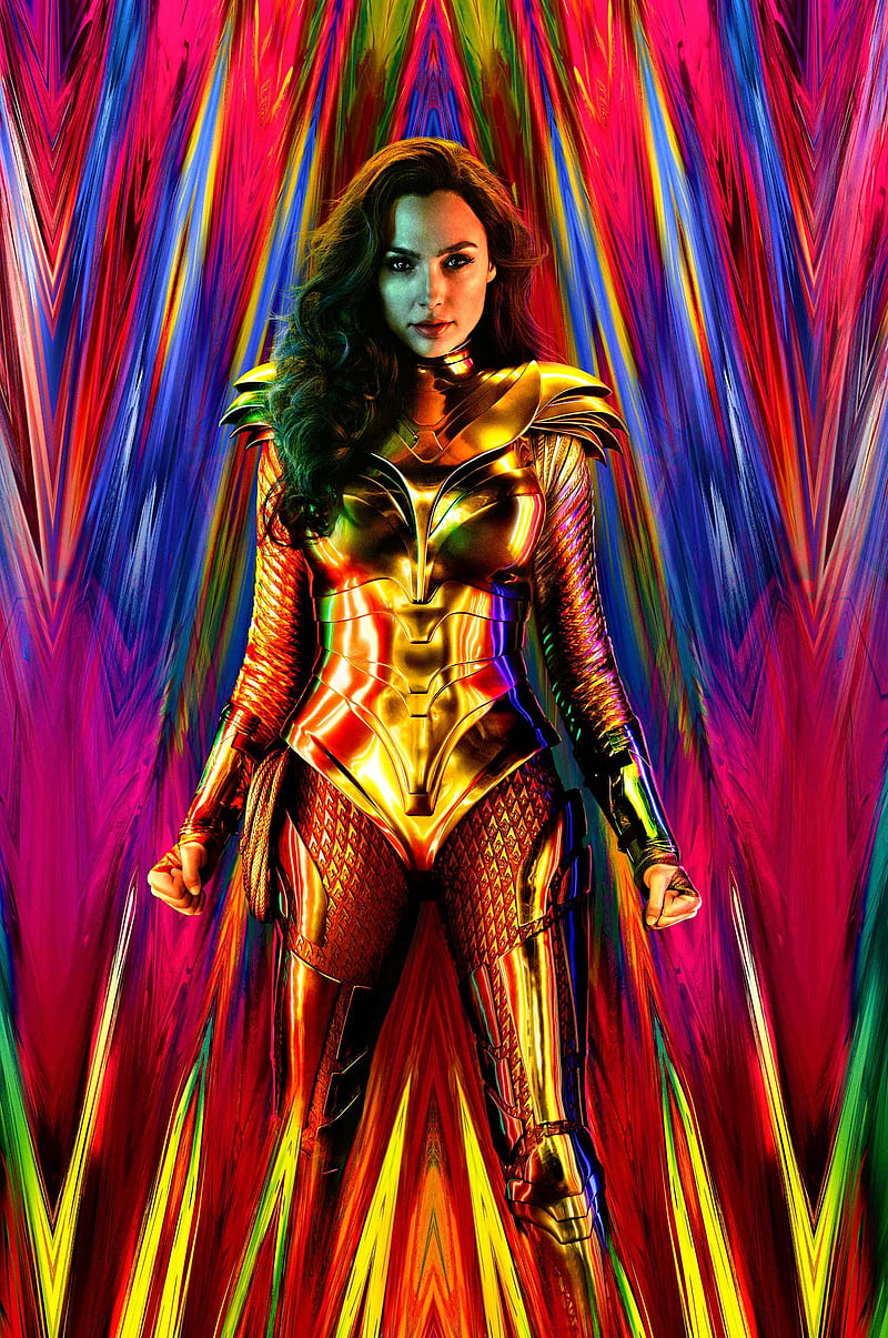 Wonder Woman 1984, movie poster, wonder woman, HD phone wallpaper