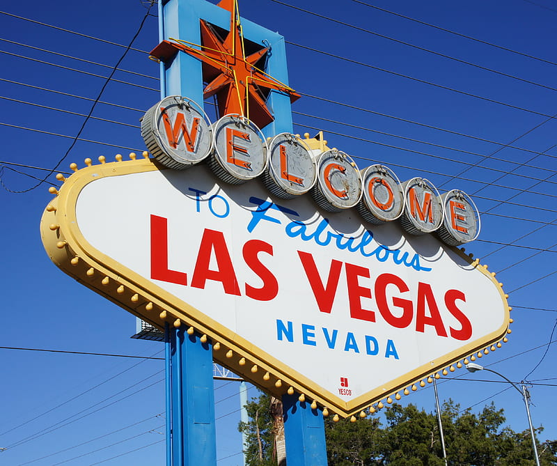 Las Vegas Sign, america, nevada, us, HD wallpaper