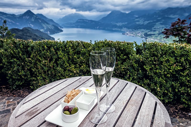 Landscape, Lakes, Lake, Alps, Switzerland, , Lake Lucerne, HD wallpaper