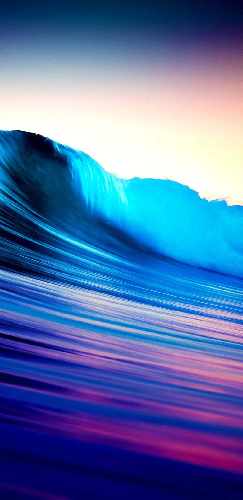 Water wave, apple, galaxy, mac, note, ocean, water blue, HD phone wallpaper