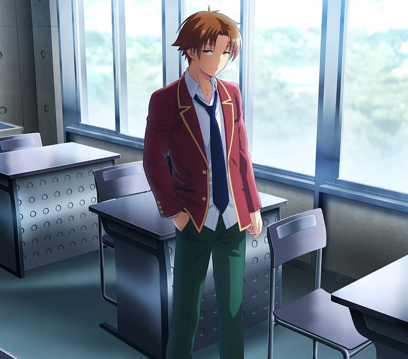 Kiyotaka Ayanokouji · AniList  Anime classroom, Blue hair anime boy, Anime  boy