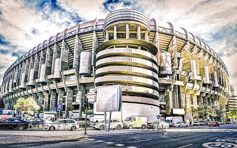 Soccer, Santiago Bernabeu Stadium, HD wallpaper