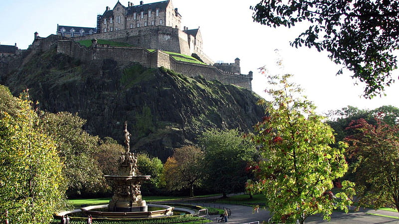 Edinburgh Castle In Scotland Travel, HD wallpaper