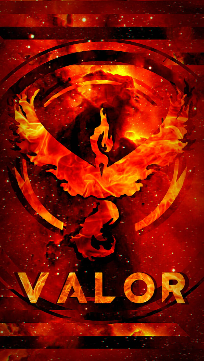 Pokemon Go Team Valor Red iPhone Wallpapers Free Download