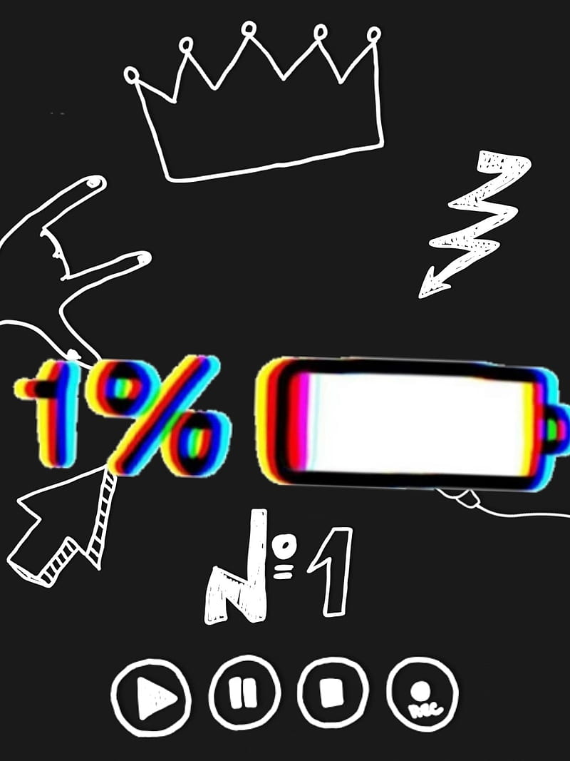 Low Battery, 1 percent, HD phone wallpaper