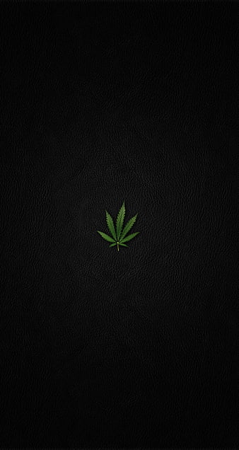 W**d leaf, cannabis, high, leather, simple, smoking, stoner, HD phone wallpaper