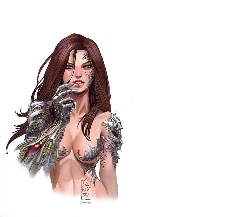 Witchblade, top cow, beauty, woman, HD wallpaper
