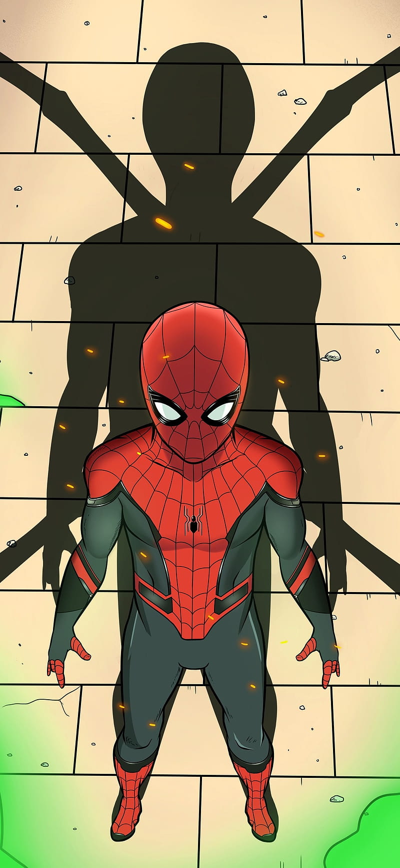 Spiderman, dibujos animados, Fondo de pantalla de teléfono HD | Peakpx
