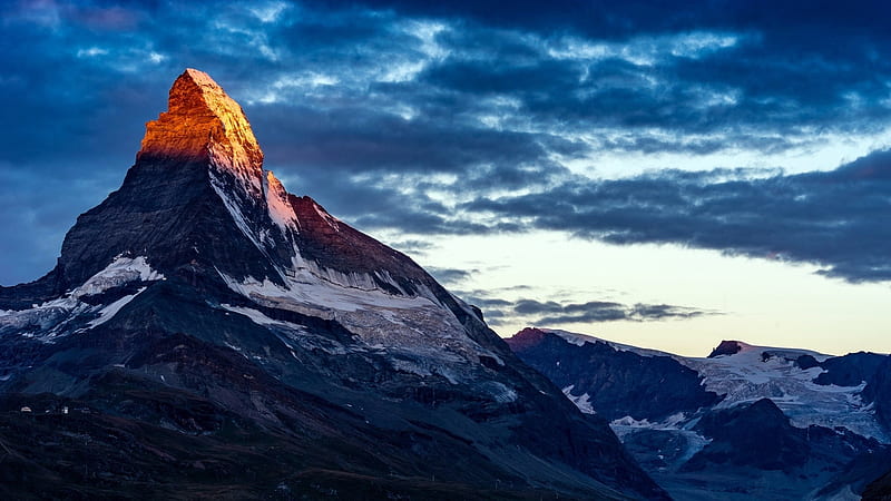 Matterhorn, Mountains, Sky, Nature, CLouds, HD wallpaper