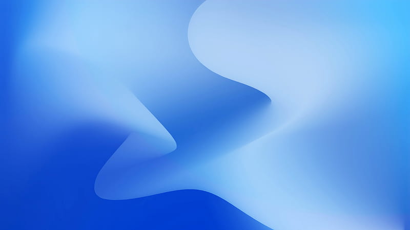 iPhone 14 iOS 16 Blue Abstract Background, HD wallpaper