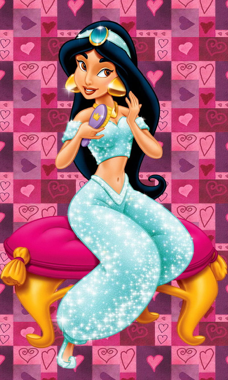 Princess Jasmine, background, character, disney cartoon, HD phone wallpaper  | Peakpx