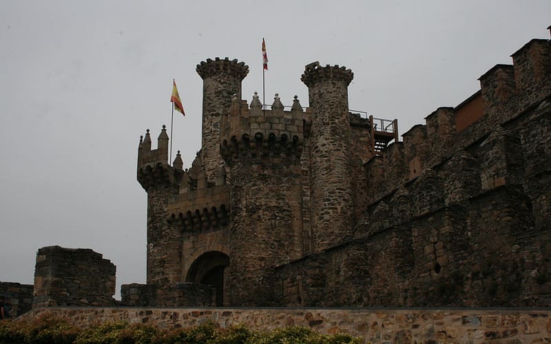 Castles, , Templar Castle Of Ponferrada, HD wallpaper