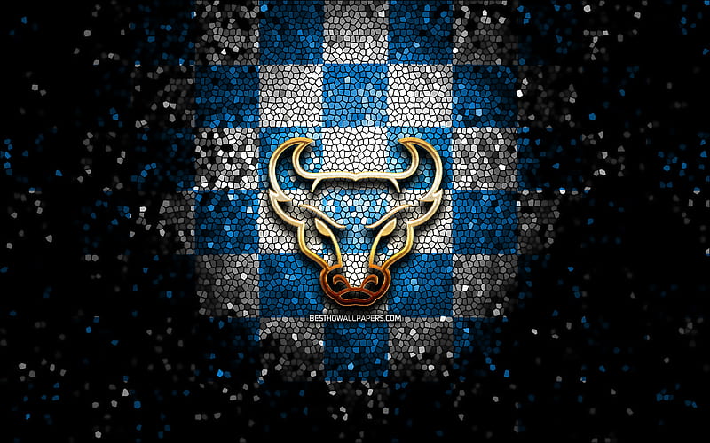 Wallpaper wallpaper, sport, logo, NHL, hockey, Buffalo Sabres, glitter,  checkered images for desktop, section спорт - download