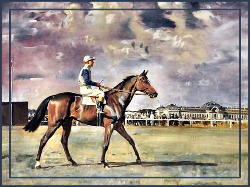 Mack Willer - Horse 5, art, old master, jockey, thoroughbred, alfred j munnings, equine, munnings, chantilly, horse, artwork, race horse, painting, thorobred, HD wallpaper