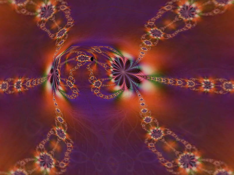Alien Fractal Plasma - 3, ball, fractal, fractals, outward reach, flowering, HD wallpaper