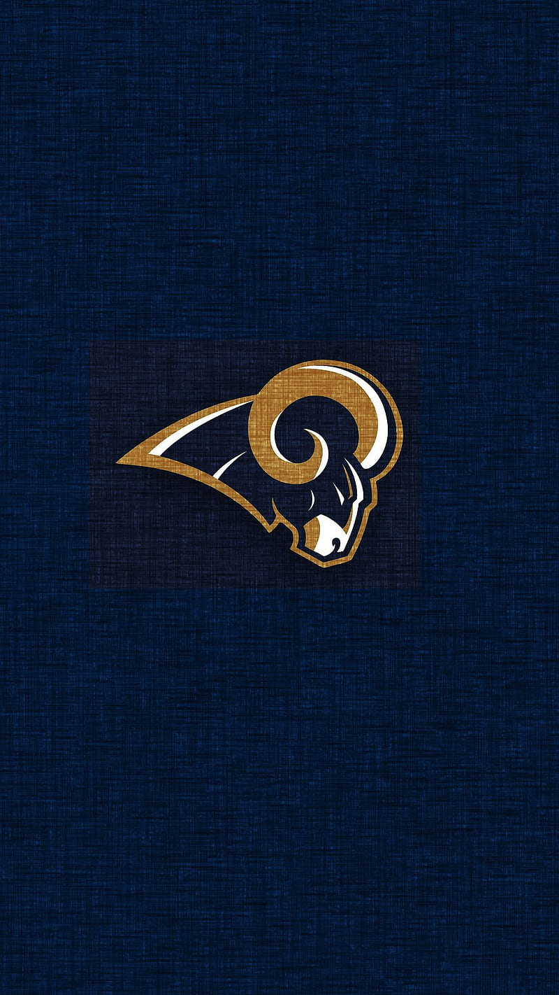 LA Rams, blue, football, logo, nfl, esports, team, HD phone wallpaper
