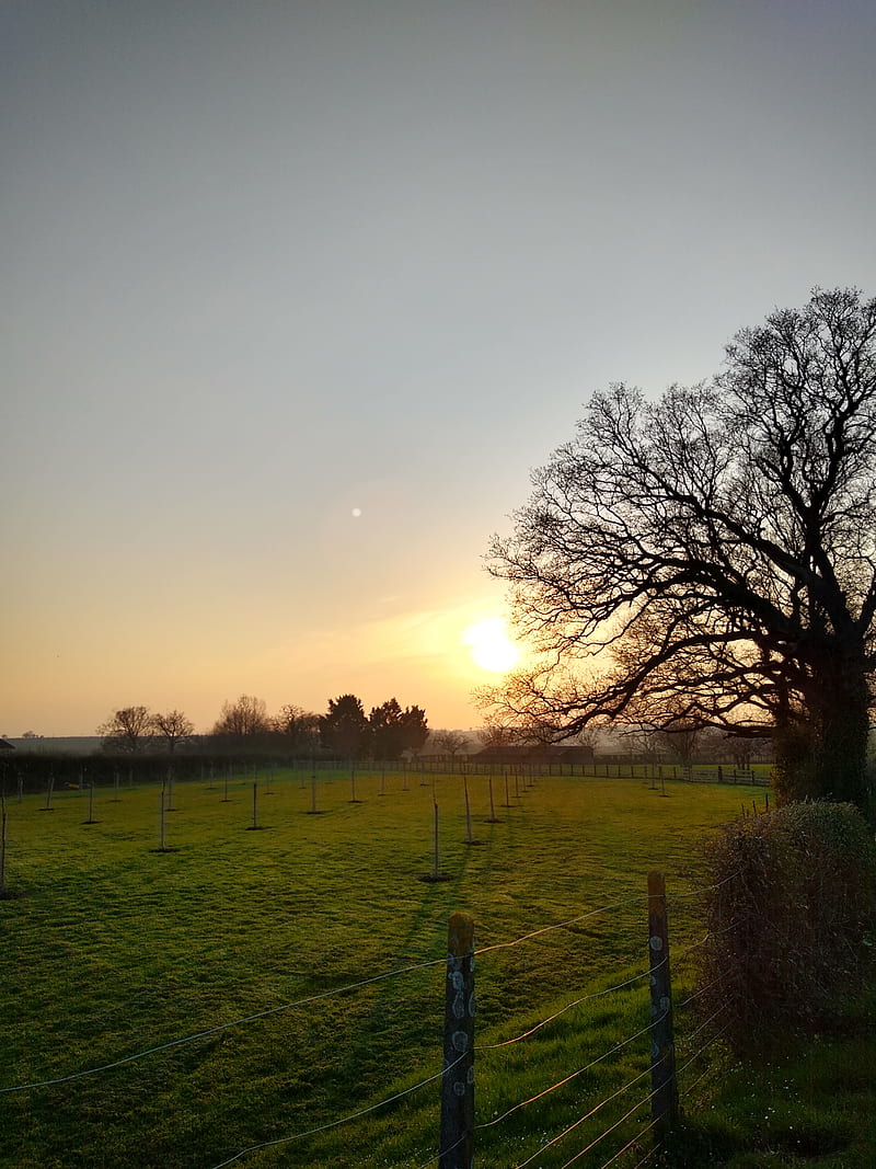 Sunset Number 4, landscape, nature, outdoors, graphy, scenes, season, uk, HD phone wallpaper