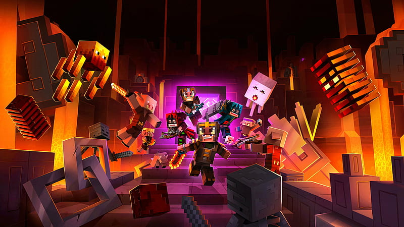 Minecraft Dungeons Gaming Poster, HD wallpaper