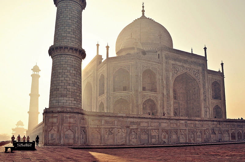 Taj Mahal, amazing, india, ancient, HD wallpaper
