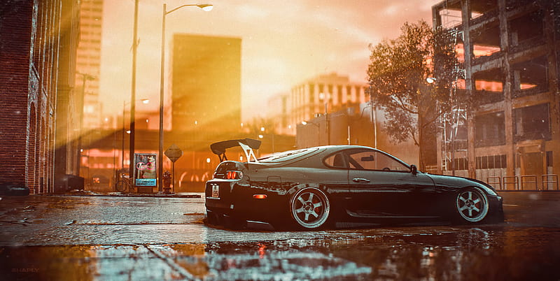 Toyota Supra Need For Speed Game , toyota-supra, need-for-speed, games, HD wallpaper