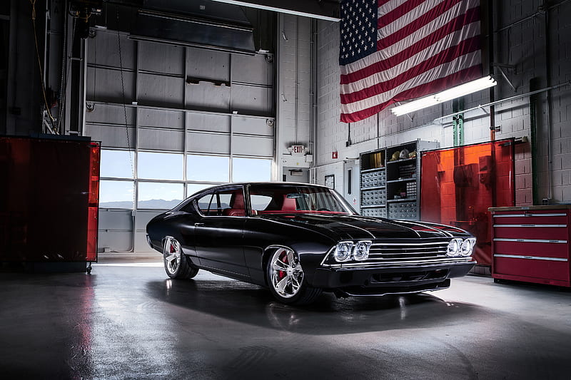 Chevrolet Chevelle Muscle Car, muscle-cars, chevrolet, carros, HD wallpaper