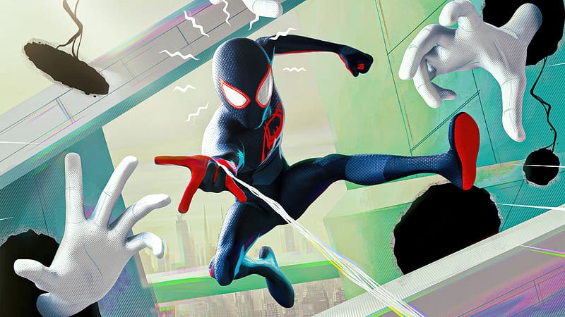 Spiderman Vs The Spot , spider-man-across-the-spider-verse, spiderman, superheroes, artist, artwork, digital-art, HD wallpaper
