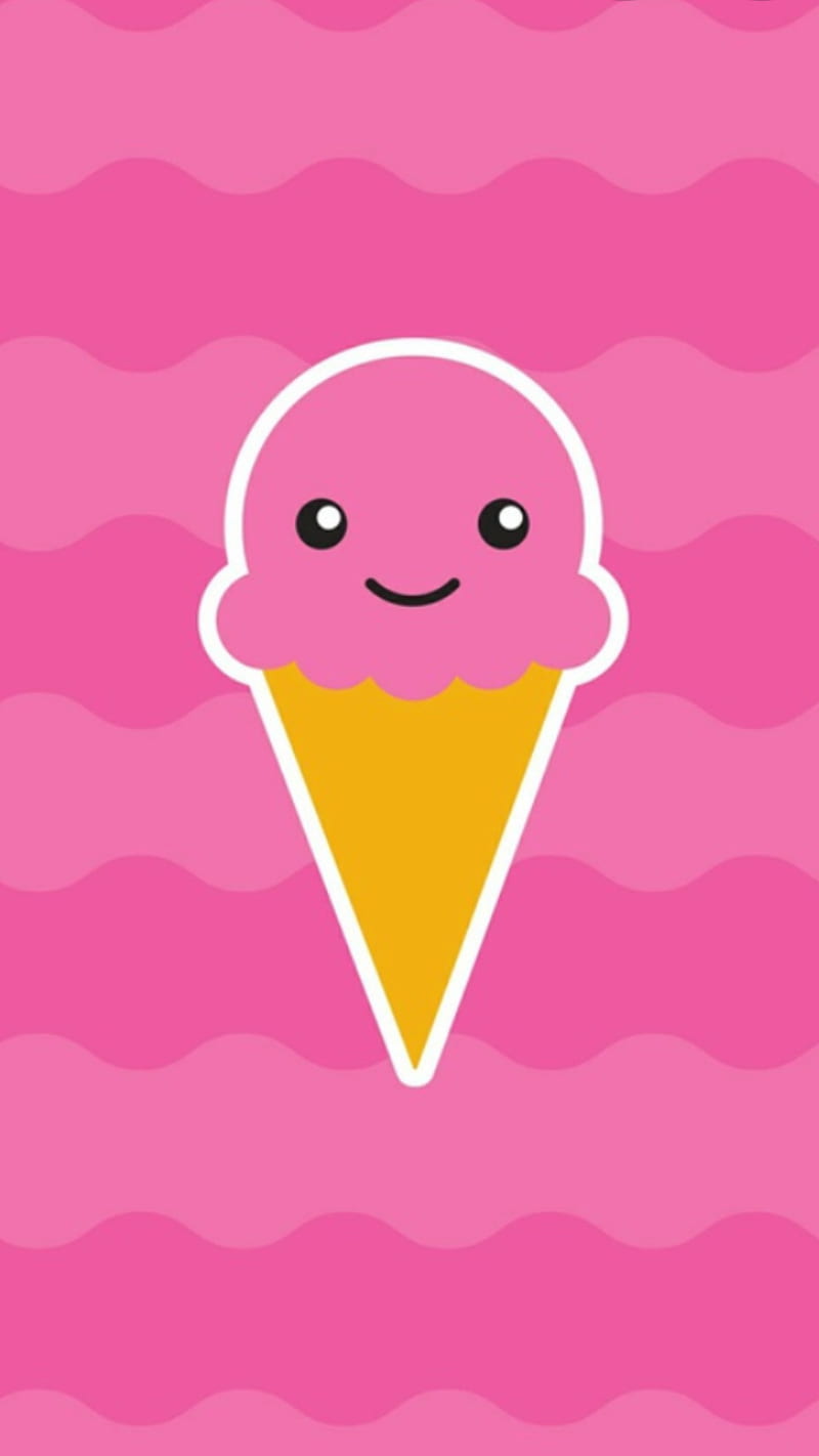 Ice cream, cute, ice cream, icecream, pink, HD phone wallpaper | Peakpx