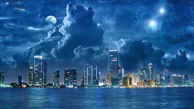 Cities, Miami, Florida, HD wallpaper