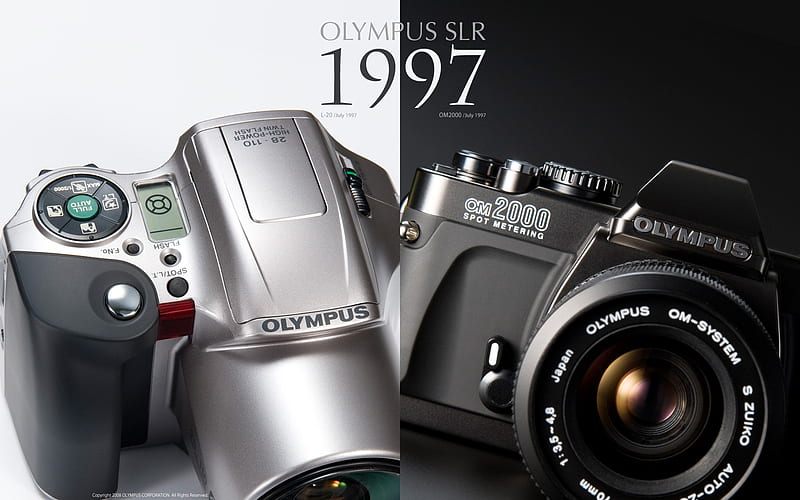 1997 Oplympus SLR Cameras 01, HD wallpaper