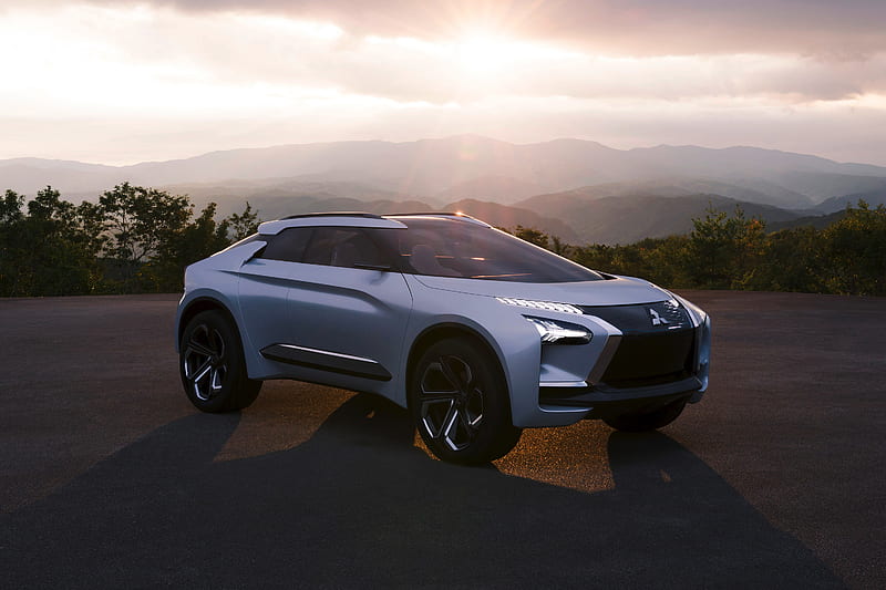 2017 Mitsubishi e-Evolution Concept, Electric, SUV, car, HD wallpaper