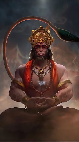 Lord Hanuman With Smoky Background, lord hanuman, smoky background, god,  bajrangbali, HD phone wallpaper | Peakpx