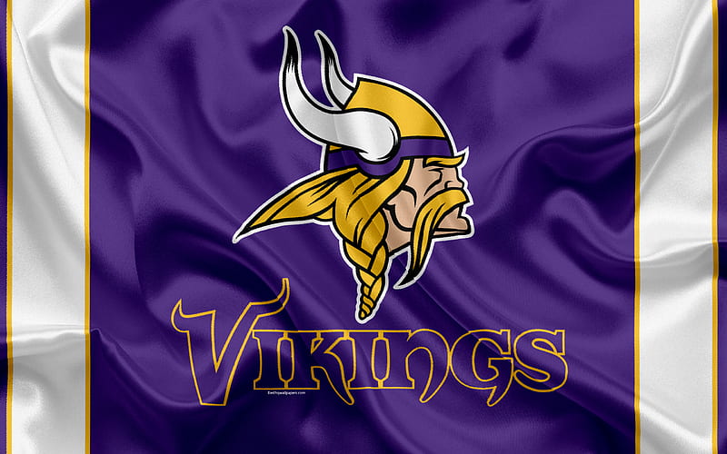 Minnesota Vikings, American football, logo, emblem, NFL, National Football League, Minnesota, USA, National Football Conference, HD wallpaper