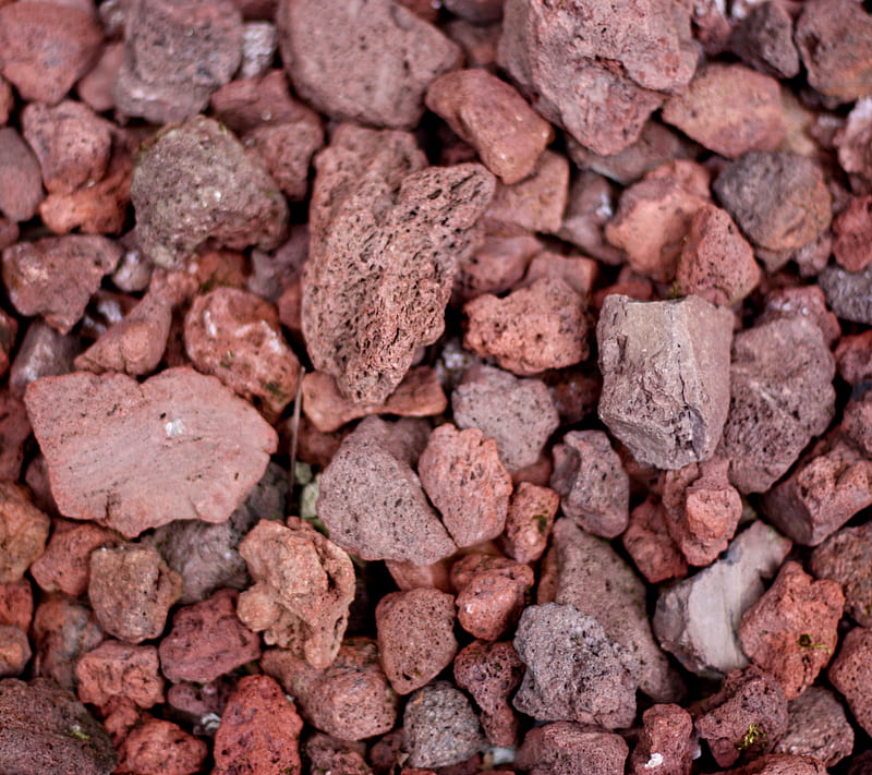 Lava Rocks, brown, nature, outside, red, rough, stone, stones, texture, HD wallpaper