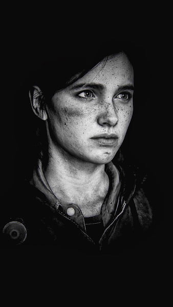 Ellie - tlou part 2, black, ellie, game, last, part, portrait, the, us ...