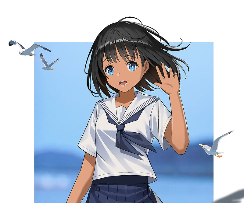 Summertime Render Kofune Ushio Kofune Mio Ajiro Shinpei HD Print