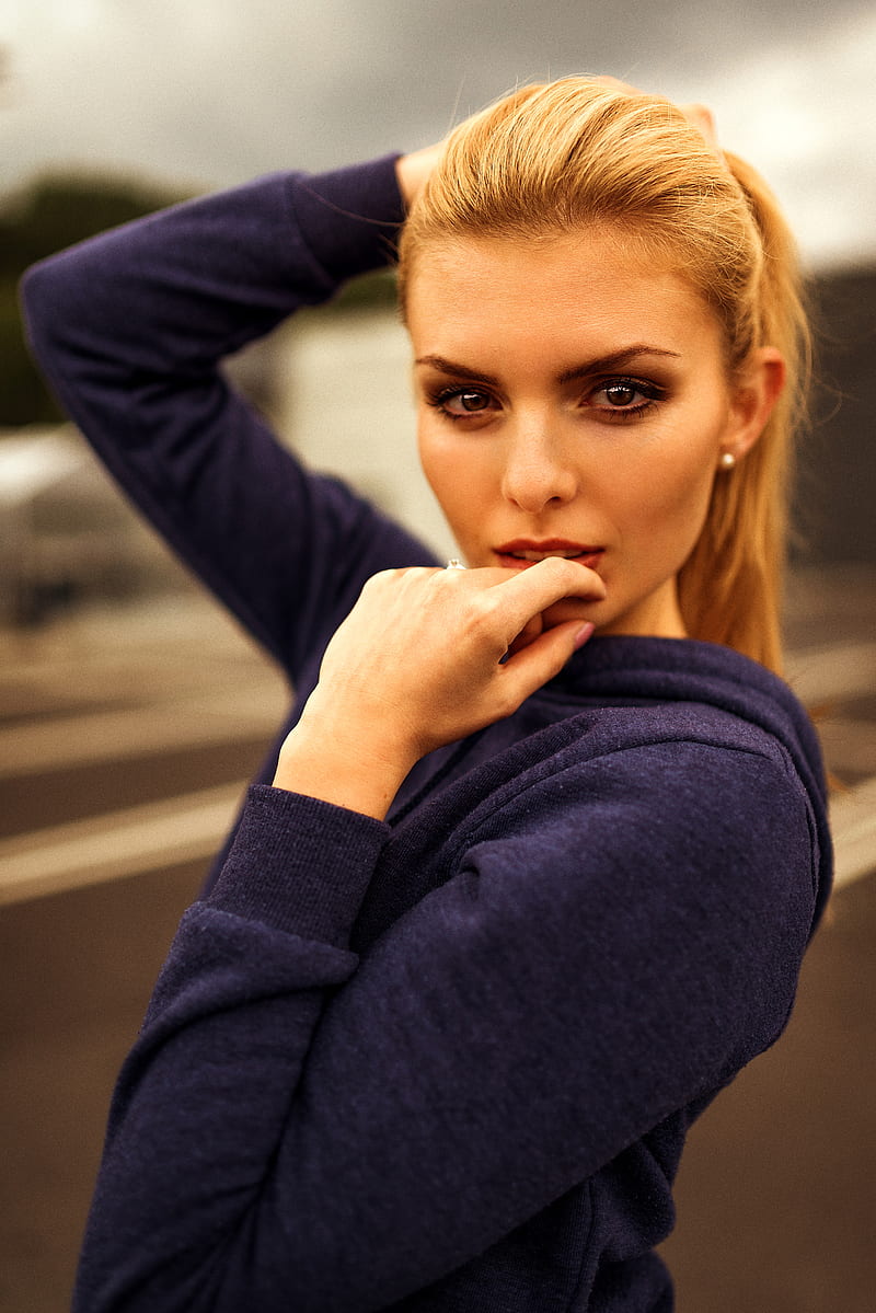 women, model, Miro Hofmann, , blonde, HD phone wallpaper