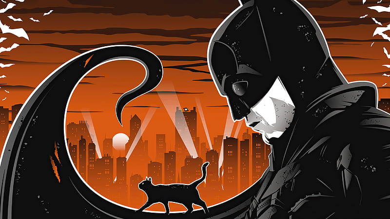 The Batman Robert Pattinson Illustration, HD wallpaper