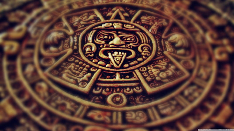 Mayan clock, mayan, ancient, clock, old, HD wallpaper