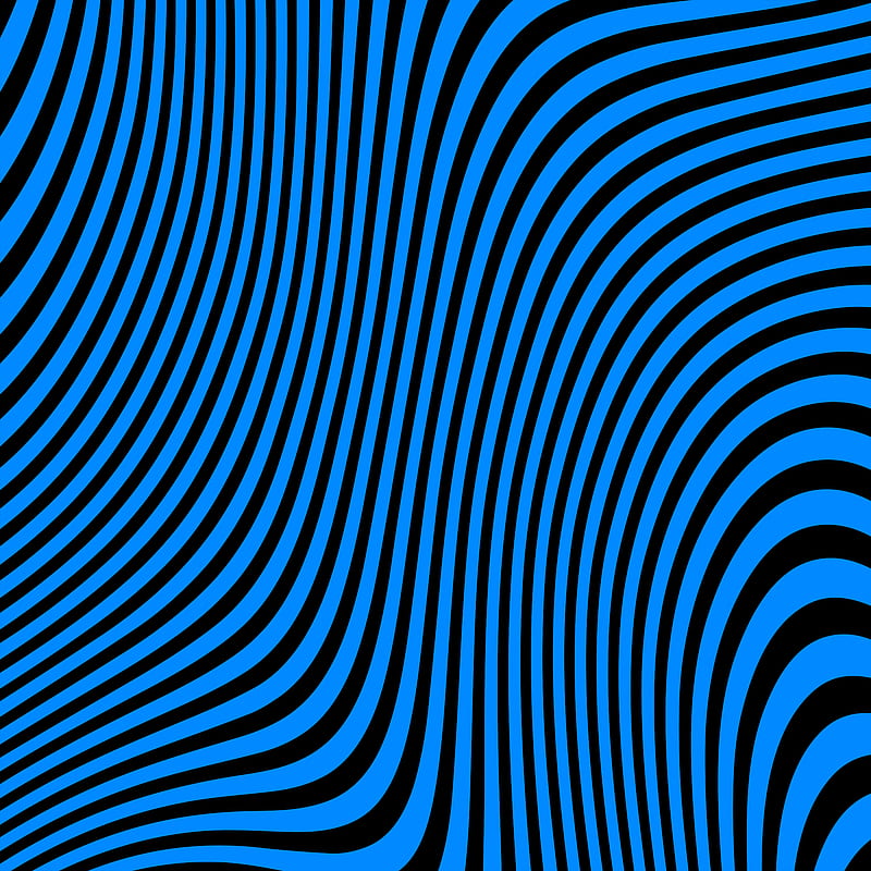 Stripes Lines Distortion Abstraction Blue Hd Phone Wallpaper Peakpx