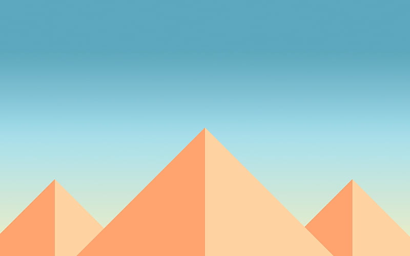 Pyramid Art, HD wallpaper