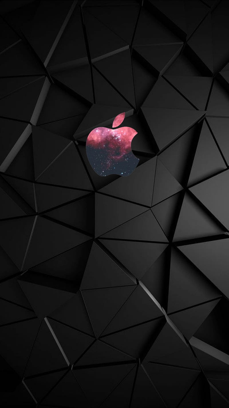Iphone negro, manzana, oscuro, lava, material, teléfono, sólido, sigilo,  Fondo de pantalla de teléfono HD | Peakpx
