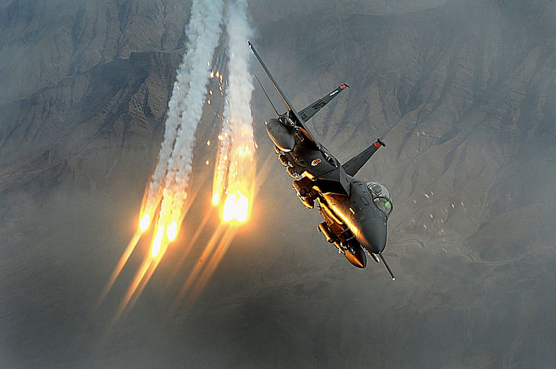 F 15E Strike Eagle, military, HD wallpaper